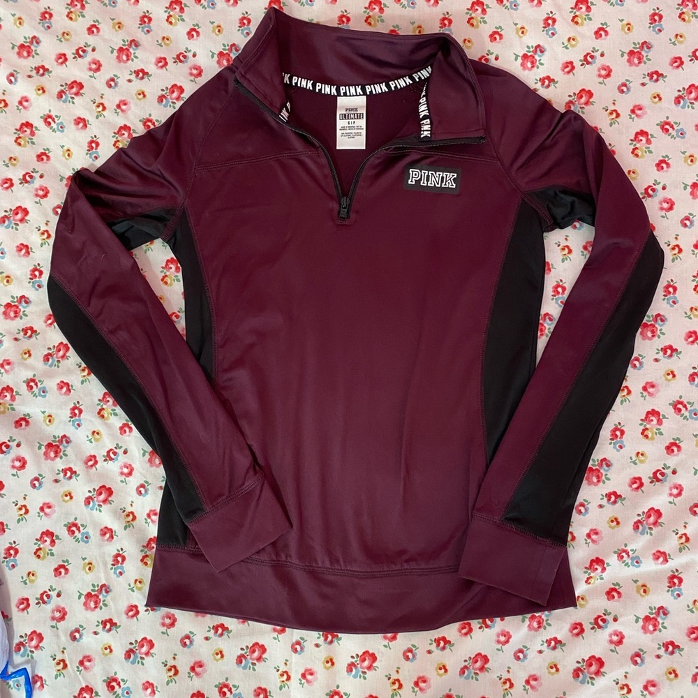 Victoria’s Secret PINK Ultimate Pullover Half Zip Size Small